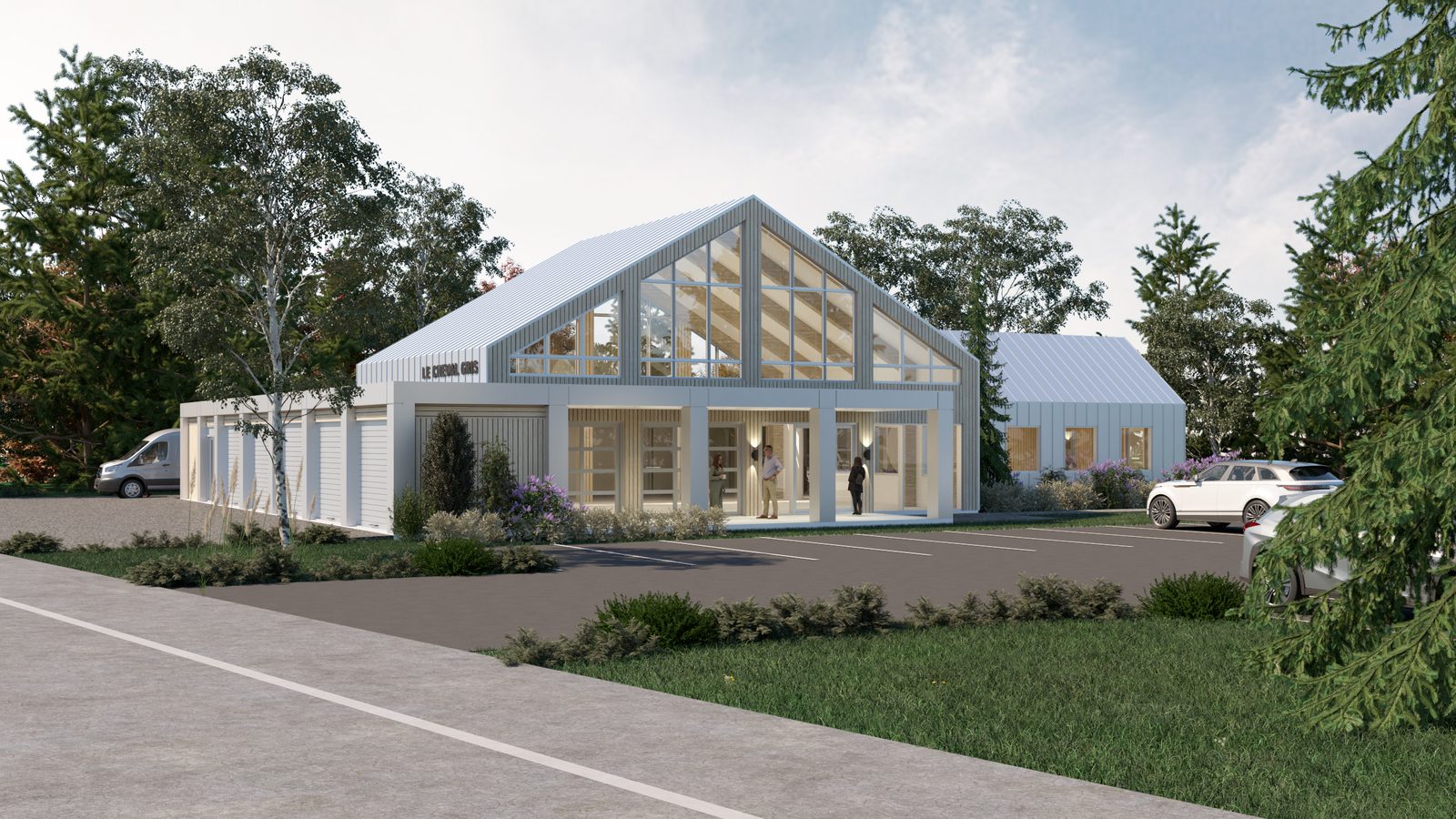 Bâtiment multifonctionnel de camping