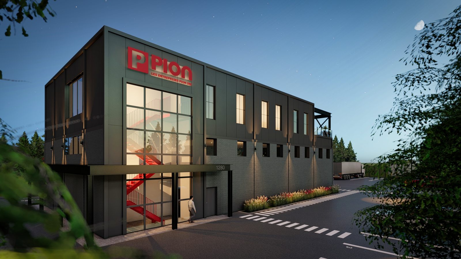 Garage et bureaux, Entreprises Pion