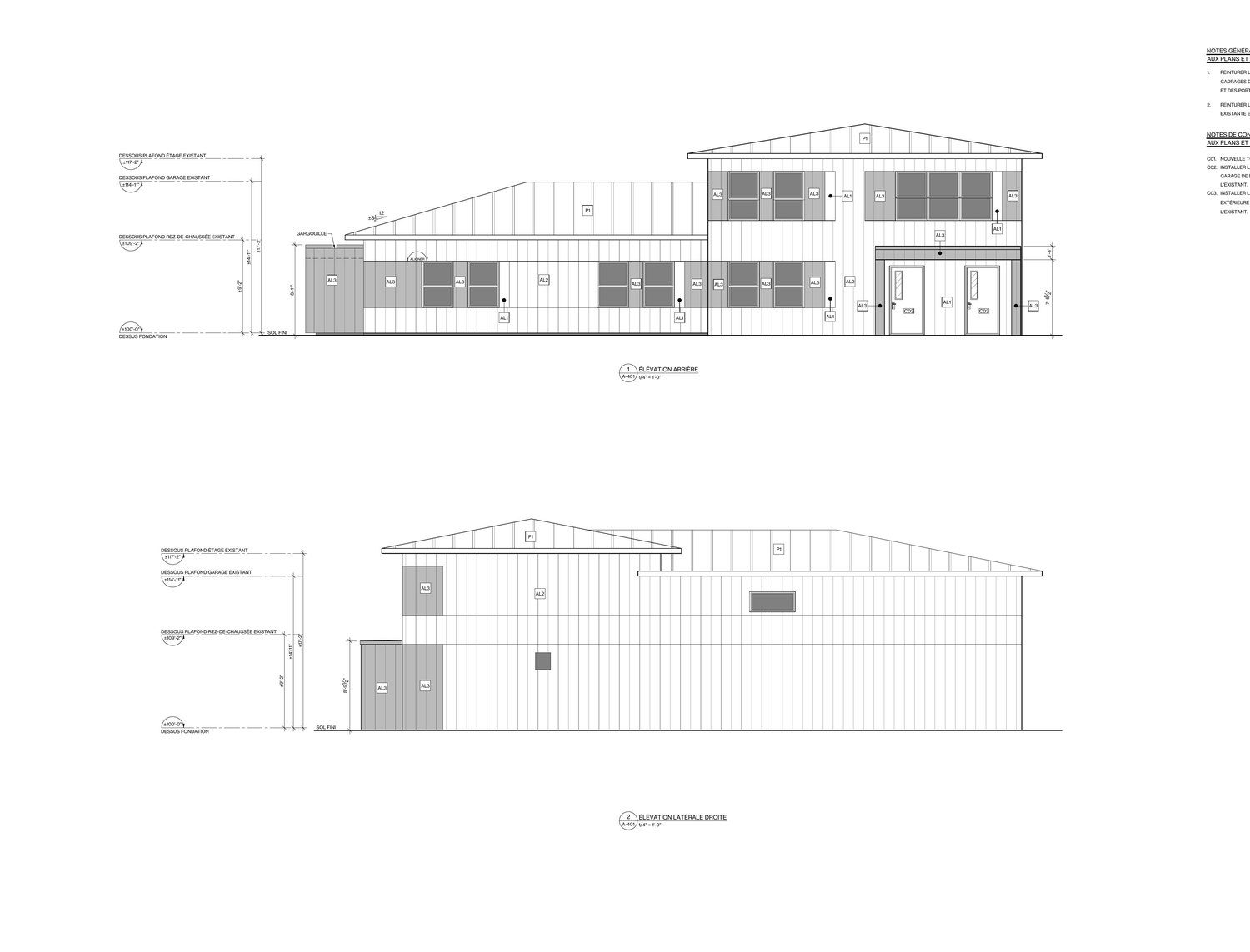Plan / élévation